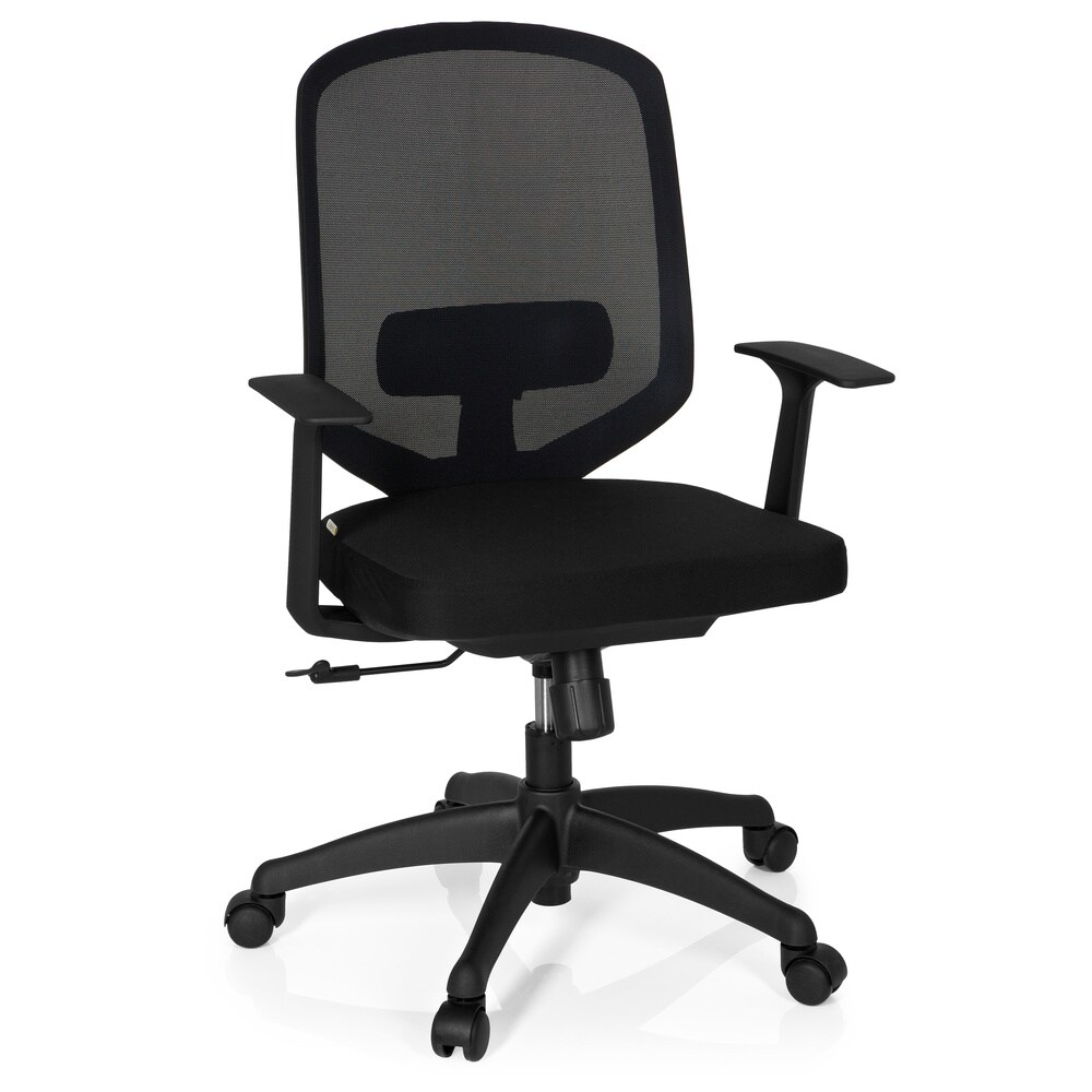 Profi Bürostuhl DELIGHT Stoff/Netzstoff mit Armlehnen hjh OFFICE