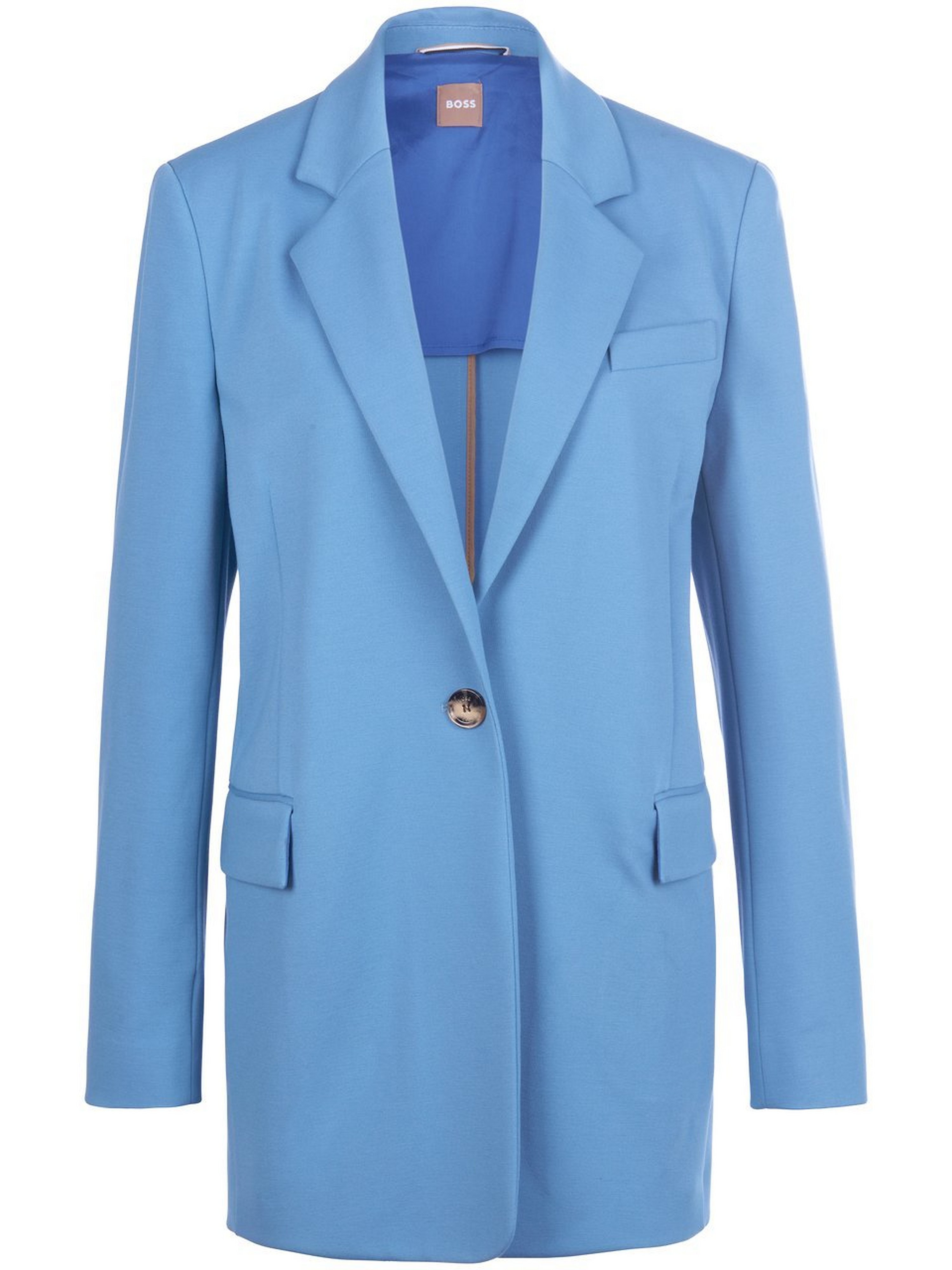 Jersey-Blazer im Oversized-Schnitt