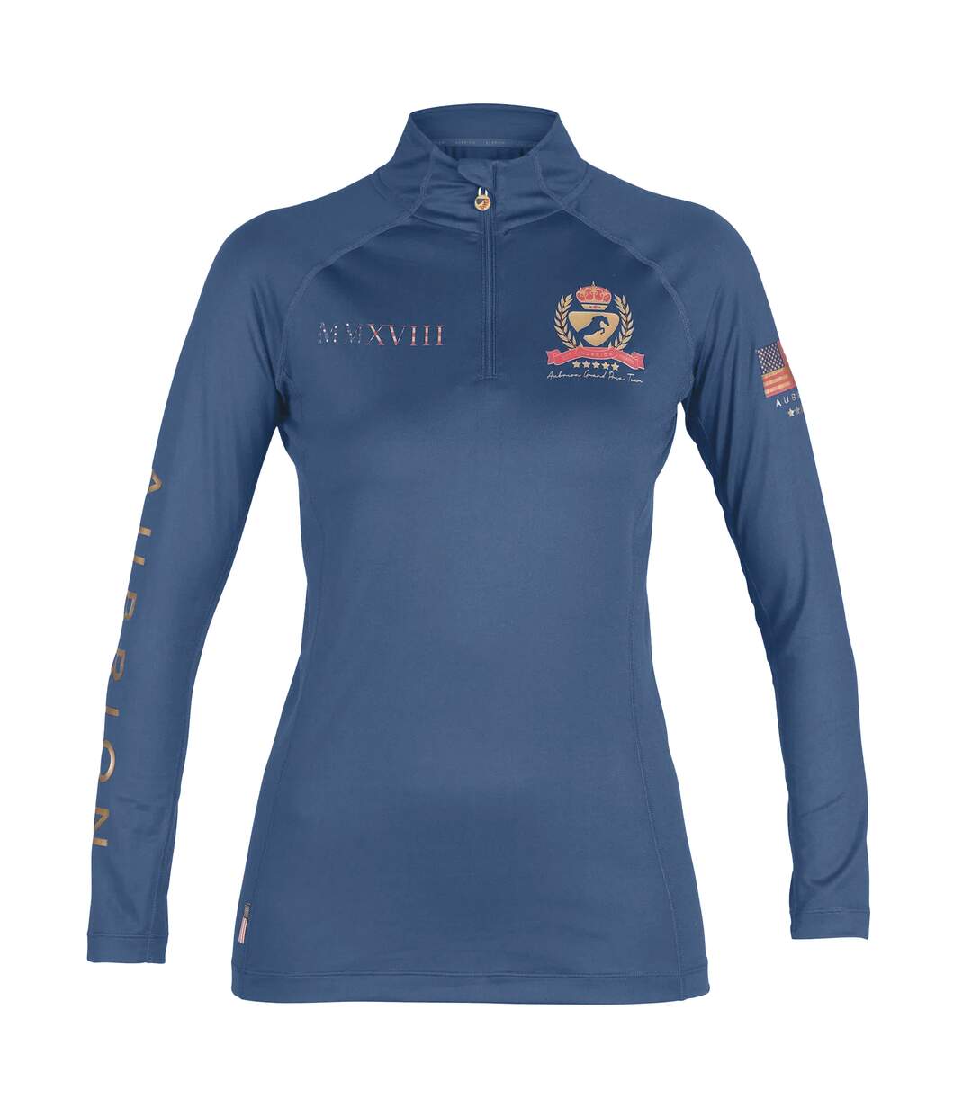 Aubrion - Haut thermique - Femme (Bleu marine) - UTER1256