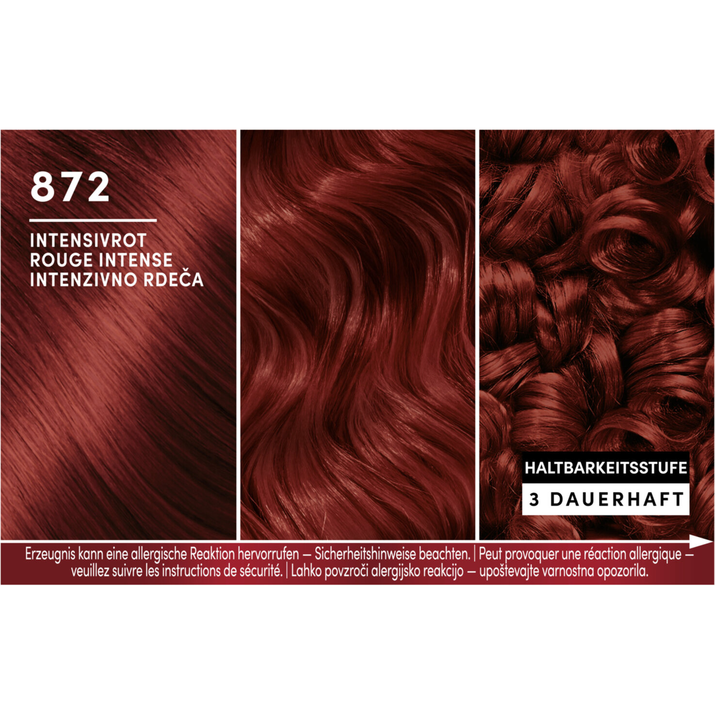 Schwarzkopf Brillance Intensiv-Color-Creme 872 Intensivrot