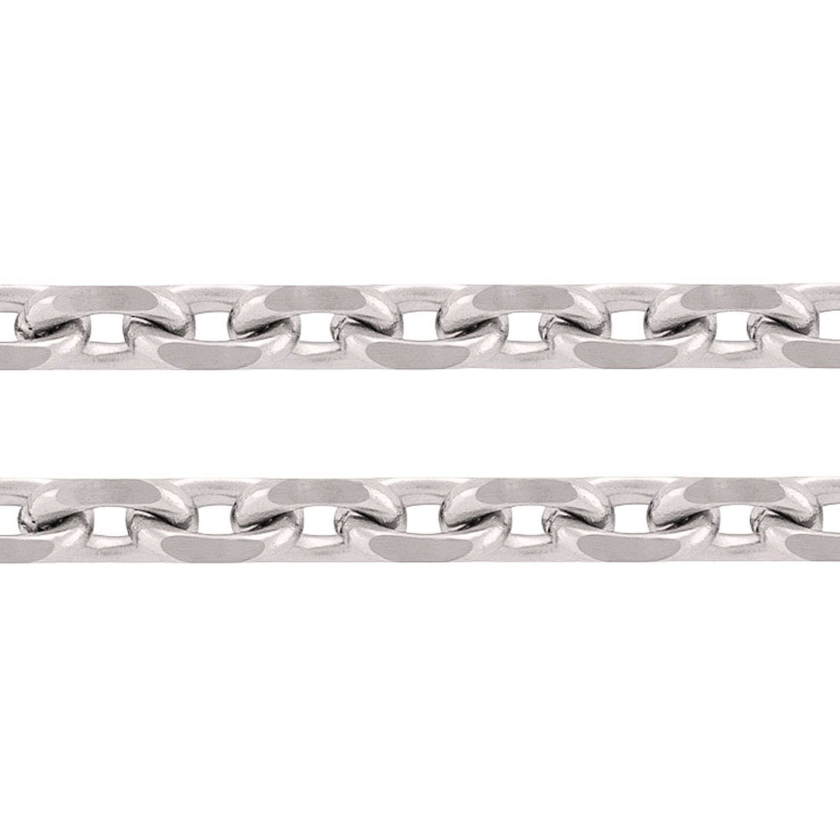 Chaîne Chaine longue homme fine 60 cm maille Forçat en argent 60cm 1,2mm