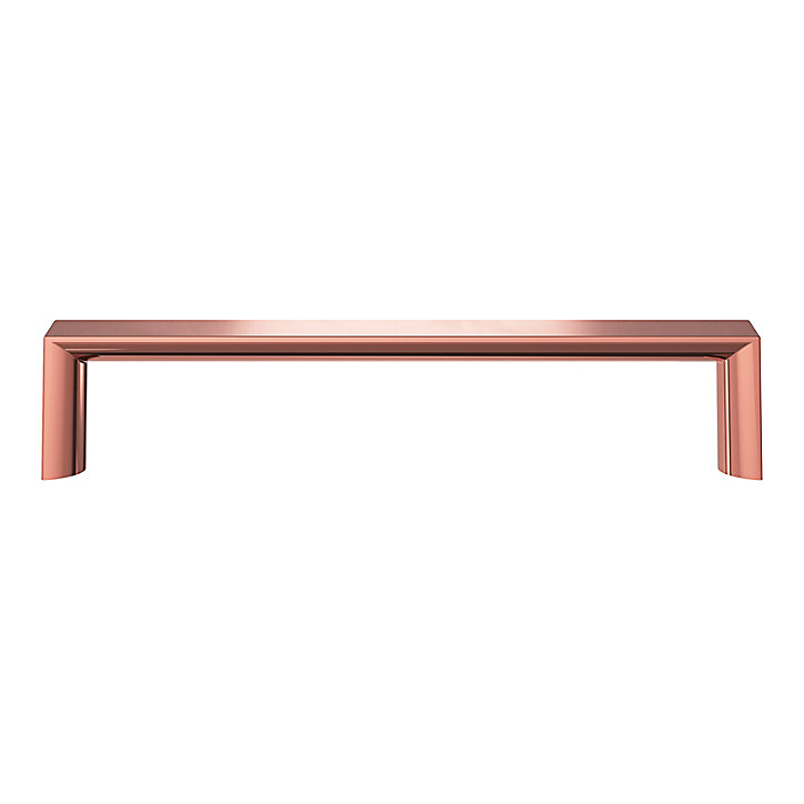 Poignée de meuble Droit GoodHome Dotz doré l.135mm x l.12mm x H. 26mm entraxe 128mm
