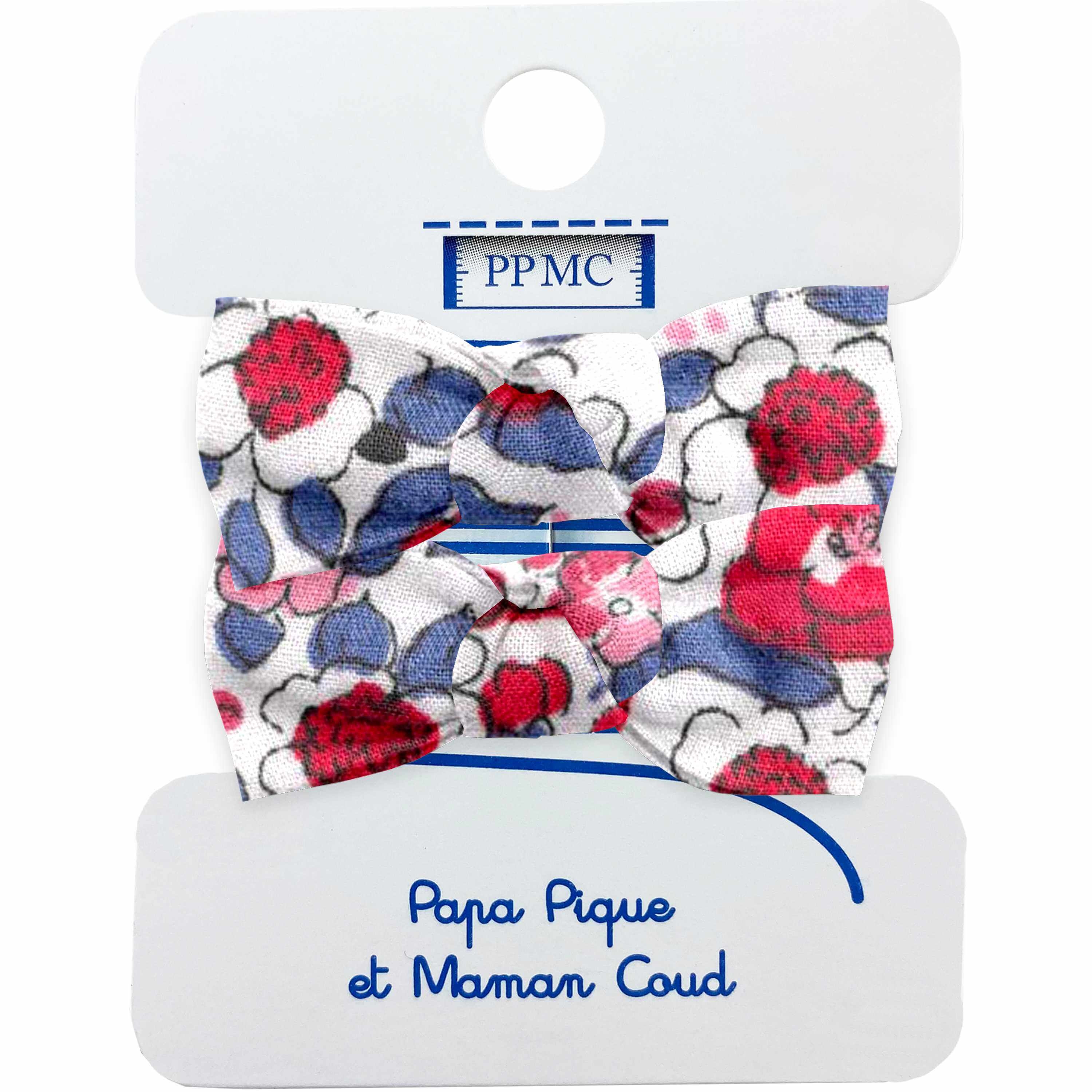 Elastiques Mousse Petit Noeud Rouge Corolle