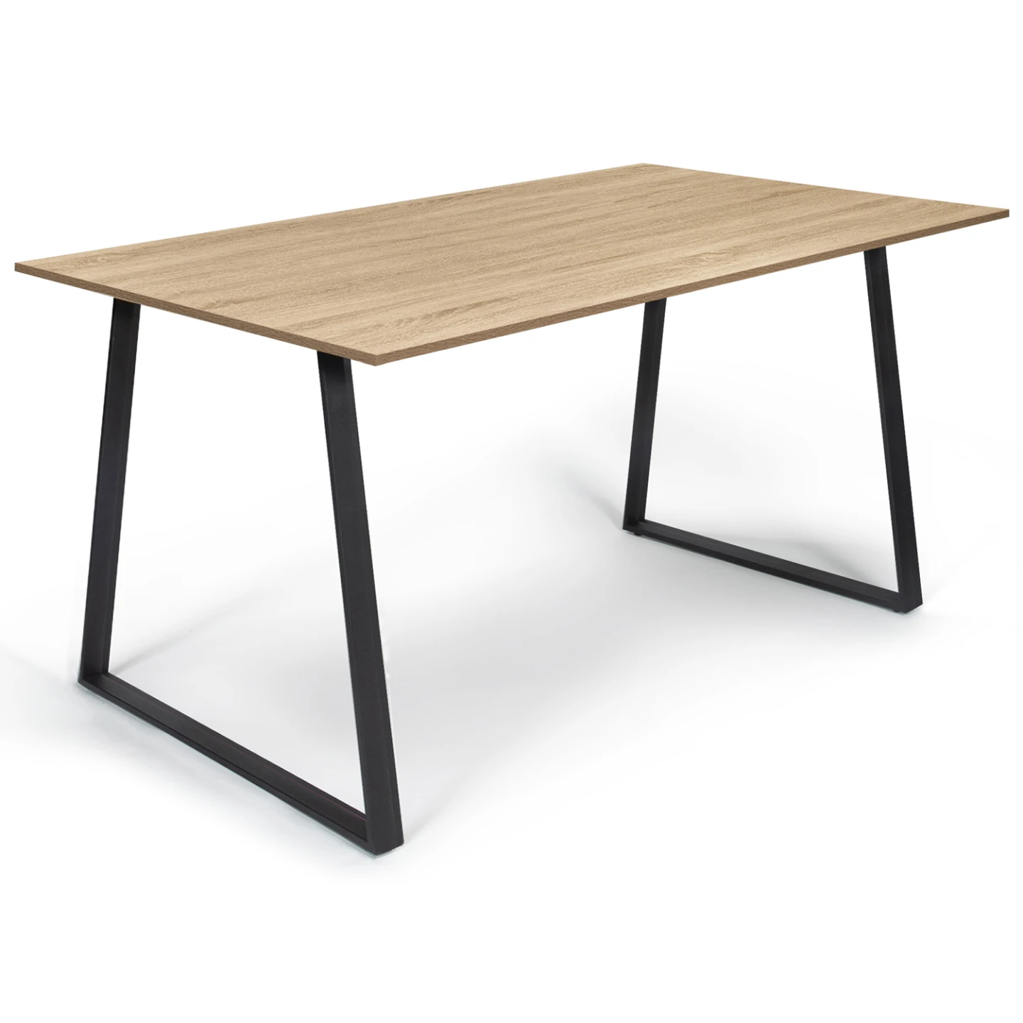 Table à manger rectangle ROSALIE 8 personnes design industriel 150 cm