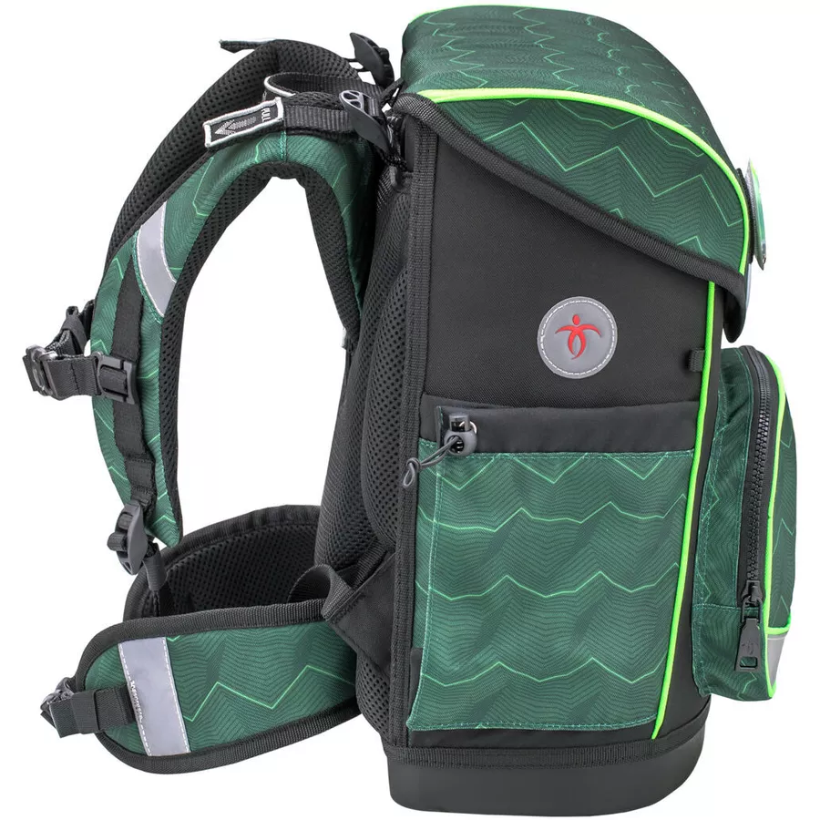 Belmil Schulranzen Premium Compact Plus Schulranzen Twist of Lime