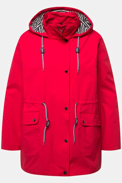 HYPRAR Funktionsjacke, wasserabweisend, A-Linie, Kapuze