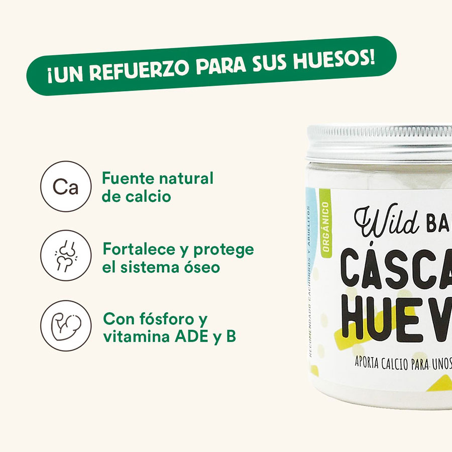 Suplemento orgânico de casca de ovo para animais de estimação