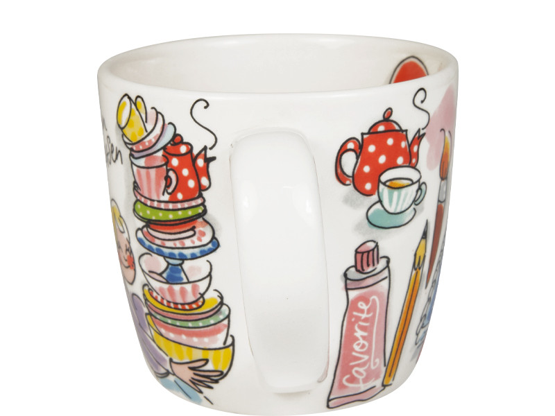 Cappuccinobeker 0,5L Blond Birthday All you need is Blond
