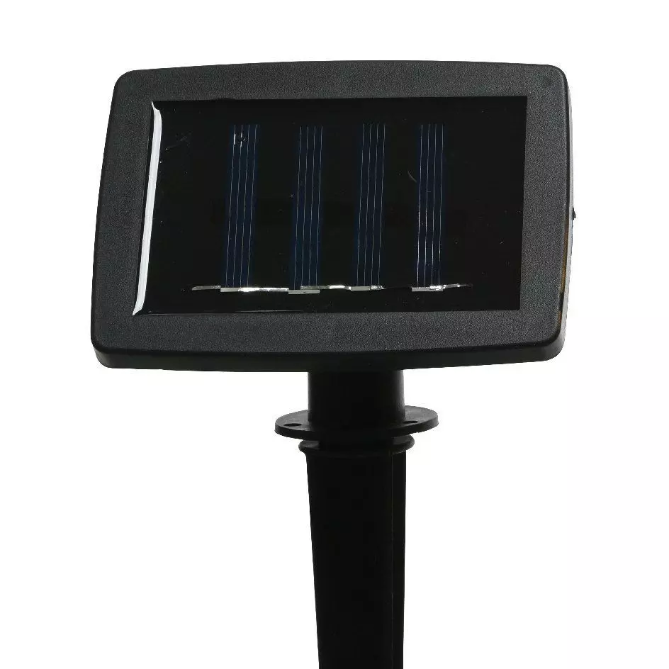 Guirlande lumineuse solaire en métal 3,5 m 8 LED Indus Blanc chaud