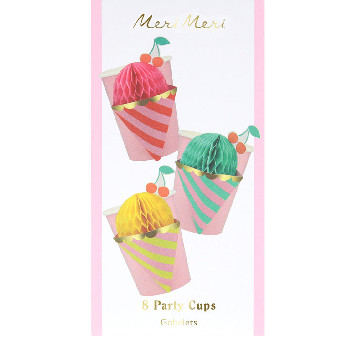 Meri meri bekers ice cream - 8st