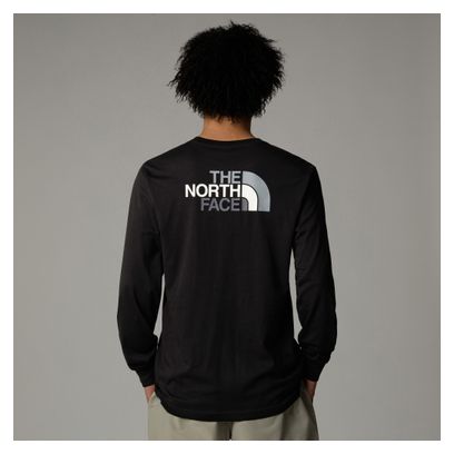 T-Shirt Manches Longues The North Face Easy Noir Homme