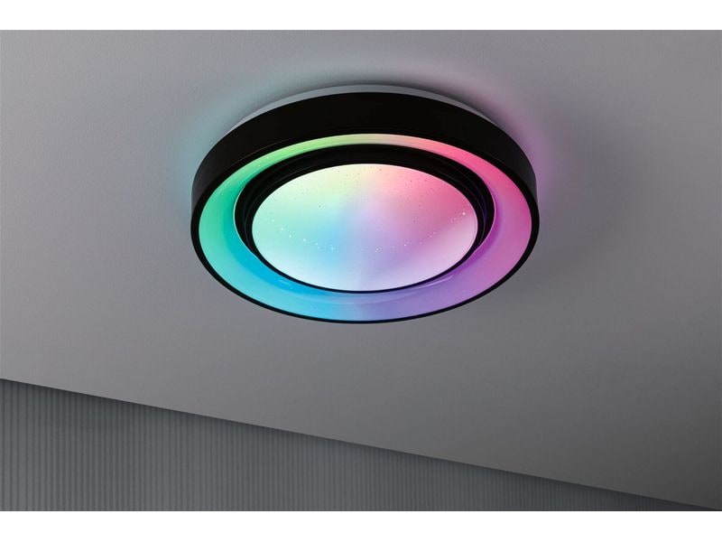 Paulmann Deckenleuchte LED Rainbow mit Regenbogeneffekt Dimmbare Wohnraumleuchte
