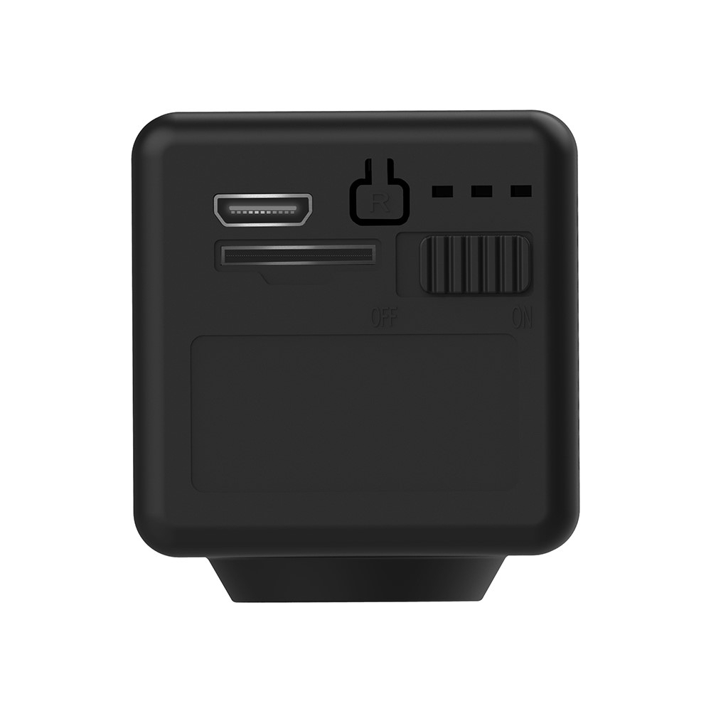 FullHD 1080p WiFi Mini Kamera 140° Weitwinkel Infrarot LED's Nachtsichtfunktion mit Akku (800mA)   Micro SD Slot für iOS/Android - Schwarz
