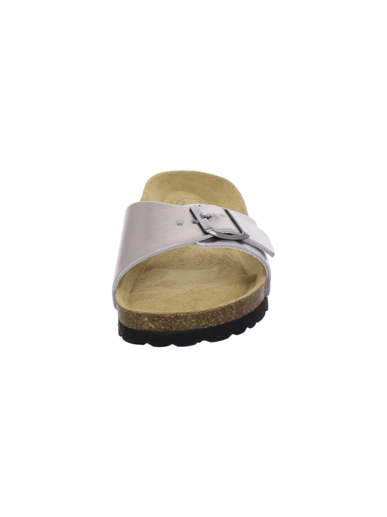 modische Pantoletten Damen metallic