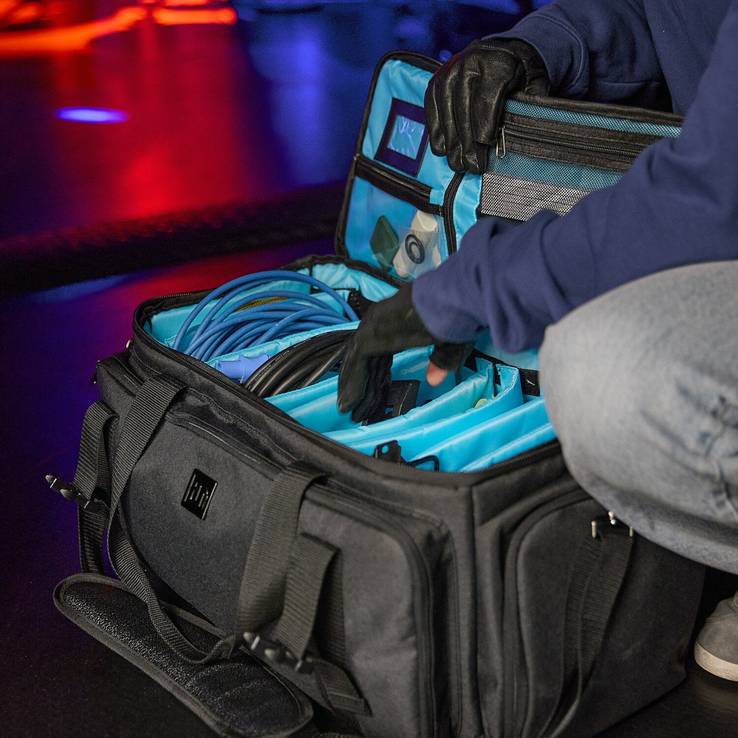 Adam Hall Orgaflex Cable Bag Pro luxe draagtas voor kabels & accessoires
