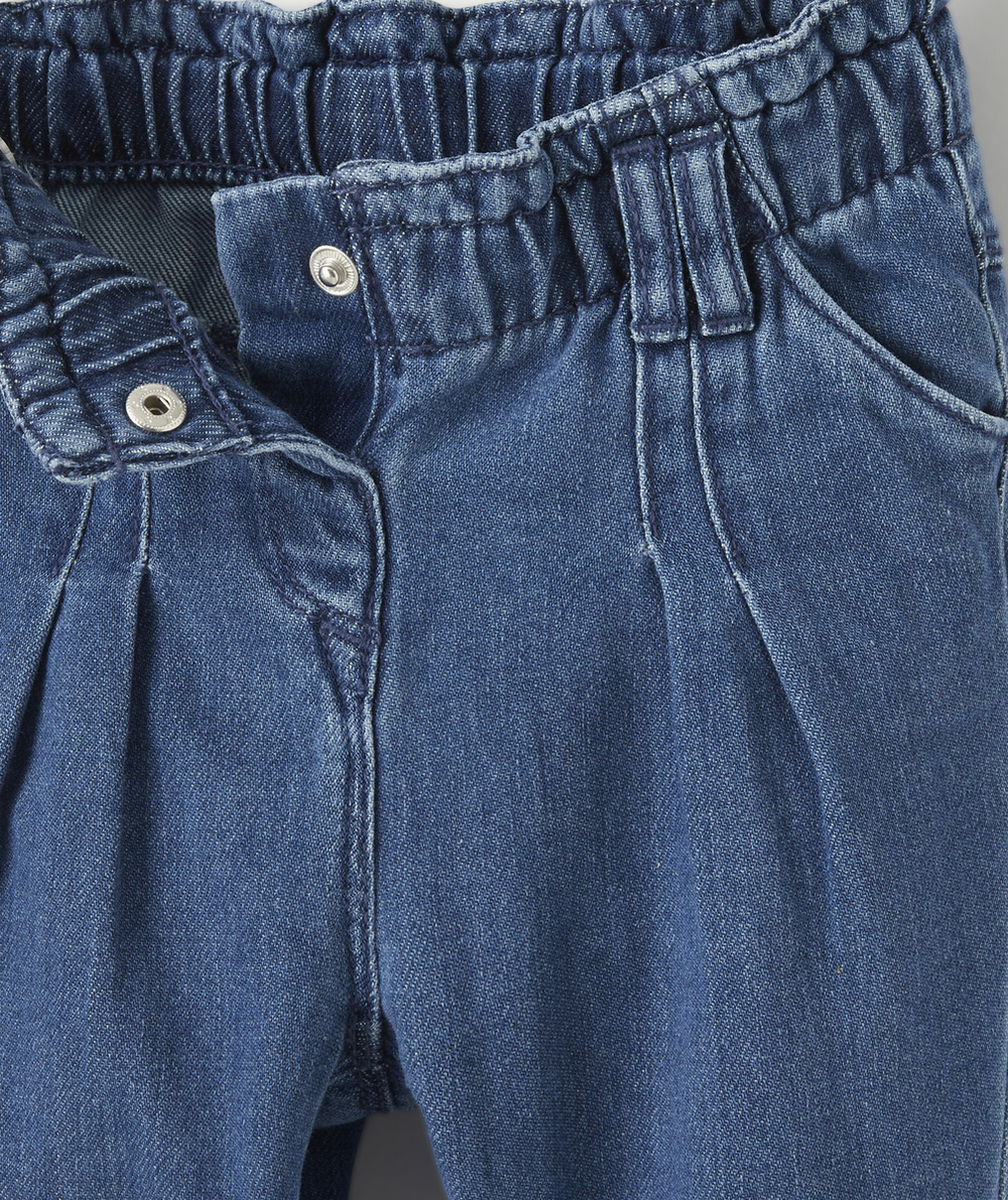 JEAN MOM BÉBÉ FILLE EN DENIM LESS WATER