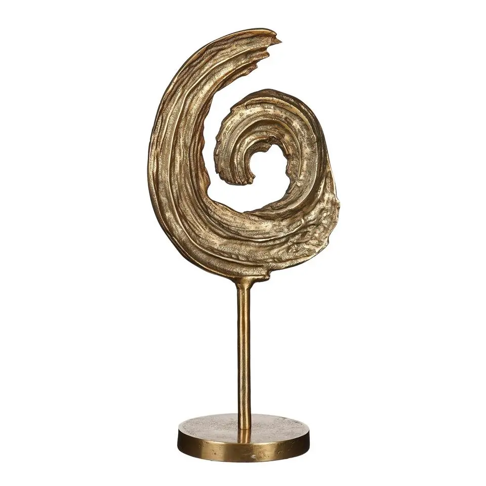 Mica Decorations Curla Woondecoratie - L23 x B15 x H46 cm - Goud