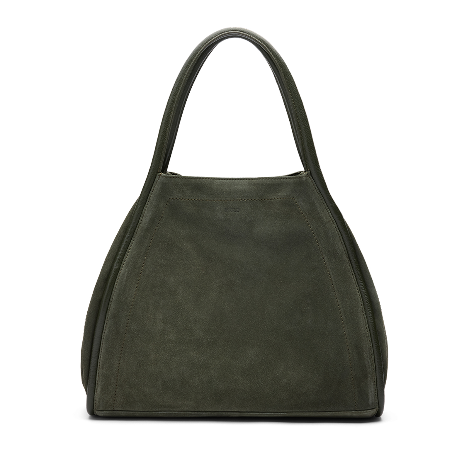 Khaki suède shopper