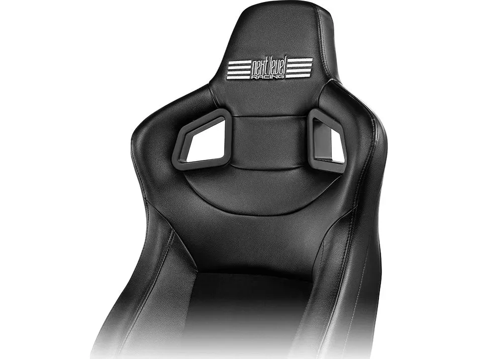 Next Level Racing GTSeat - Racersimulator-cockpitsæde - læder, åndbart stof