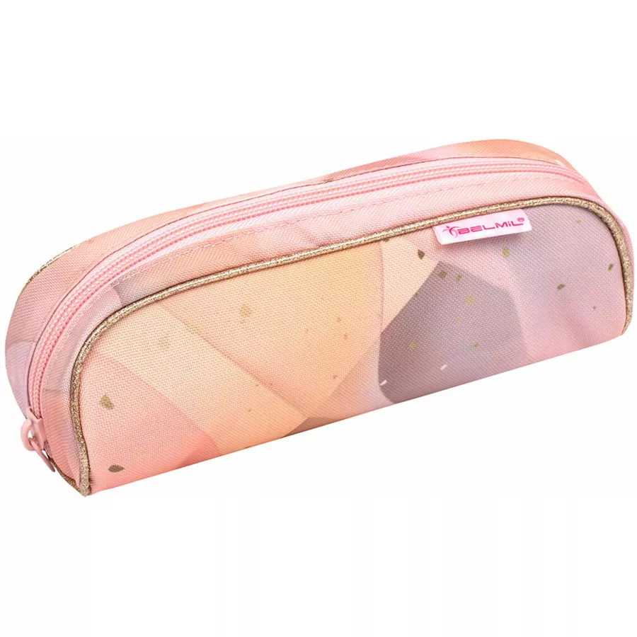 Belmil Schulranzen Compact Schulranzen Set 4-teilig mit Brustgurt Marble