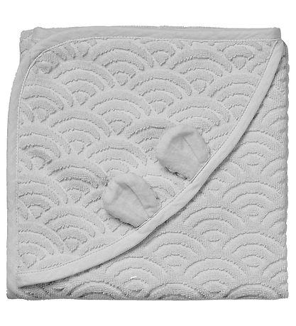 Cam Cam Babyh?ndkl?de - 80x80 cm - Classic Grey m. ?rer