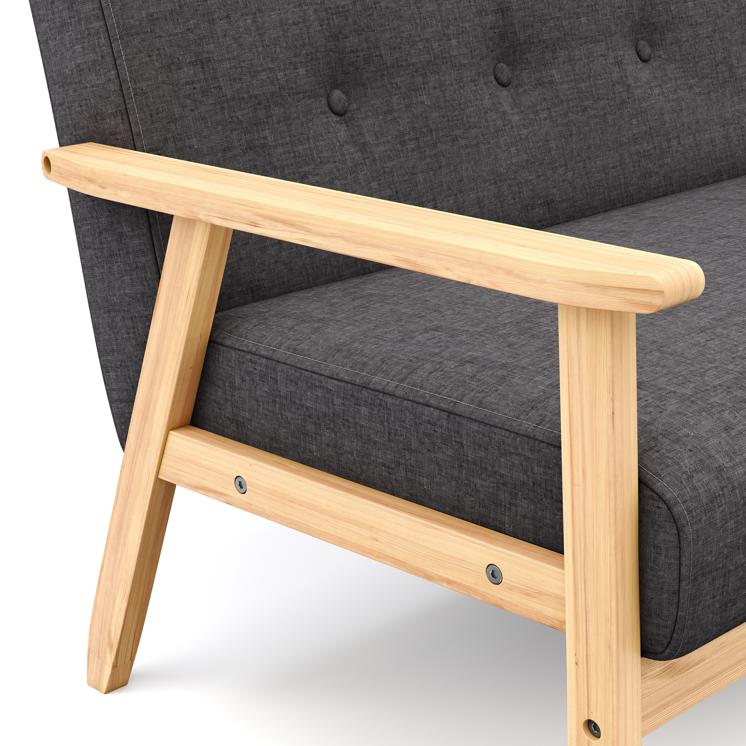 Sofa Set EDDY anthrazit