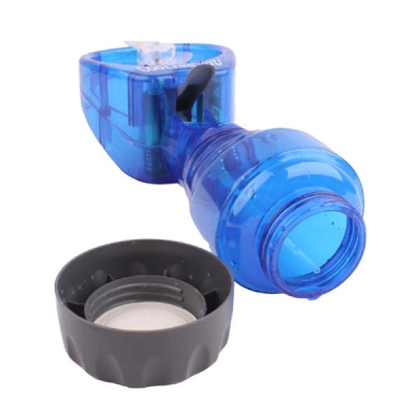 (27cm) Hand Ventilator mit Wasser Sprühfunktion - Blau