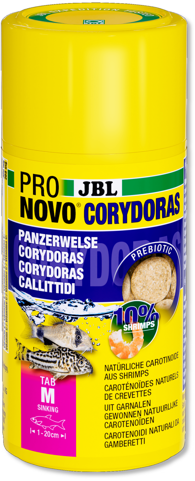 JBL Pronovo Corydoras Tab M 100ml | Zinkende tabletten