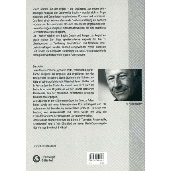 Breitkopf & Härtel Bach spielen auf der Orgel