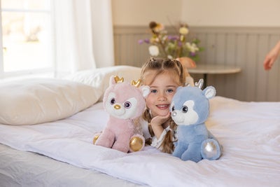 Teddykompaniet Kosedyr 65 cm Rådyr, Rosa