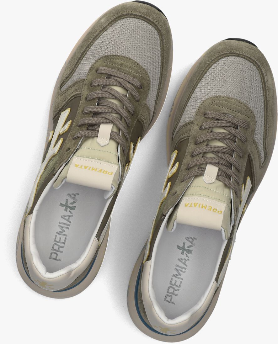 groene premiata lage sneakers mick