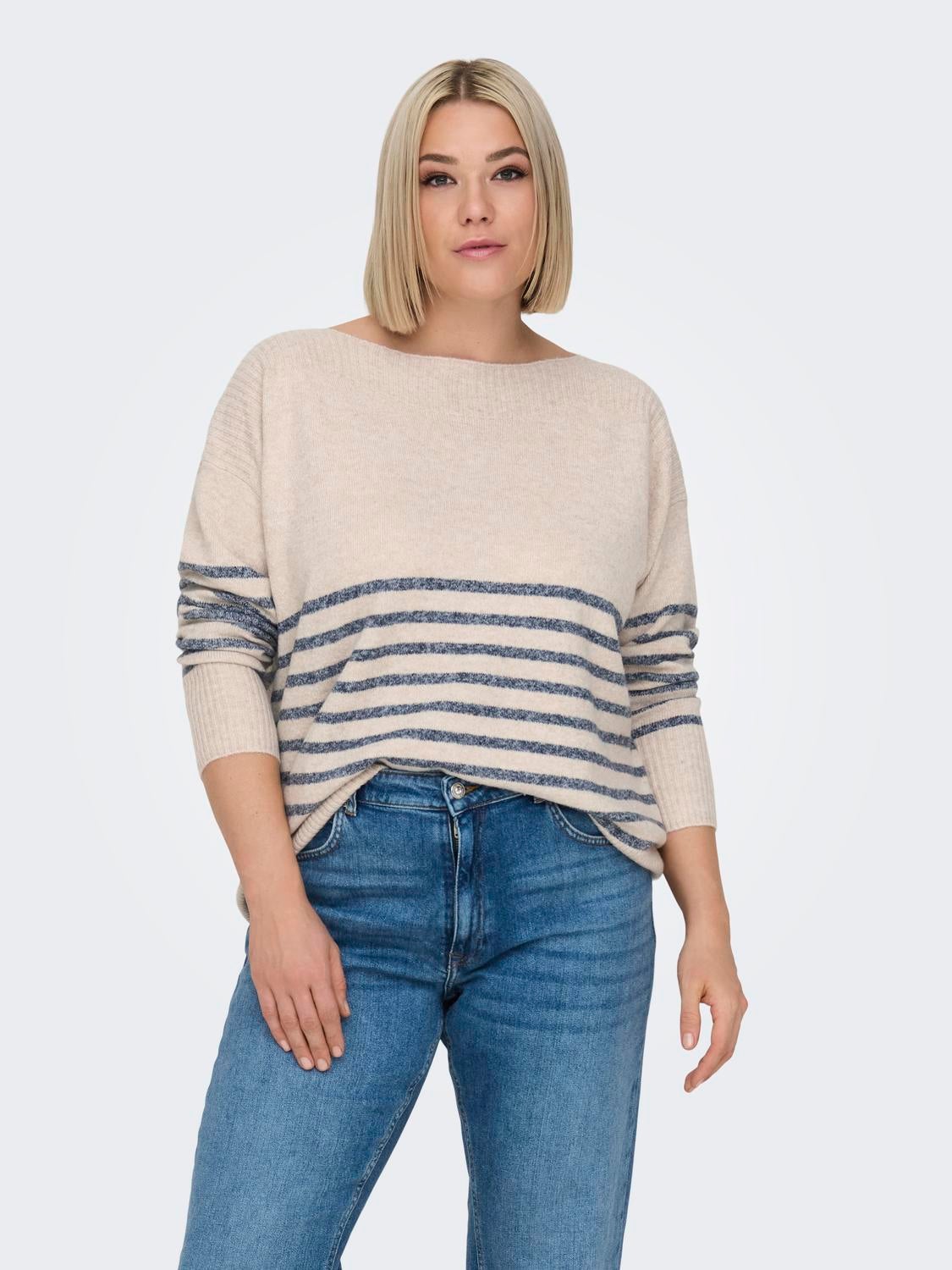 CARGLORY Strickpullover Humus