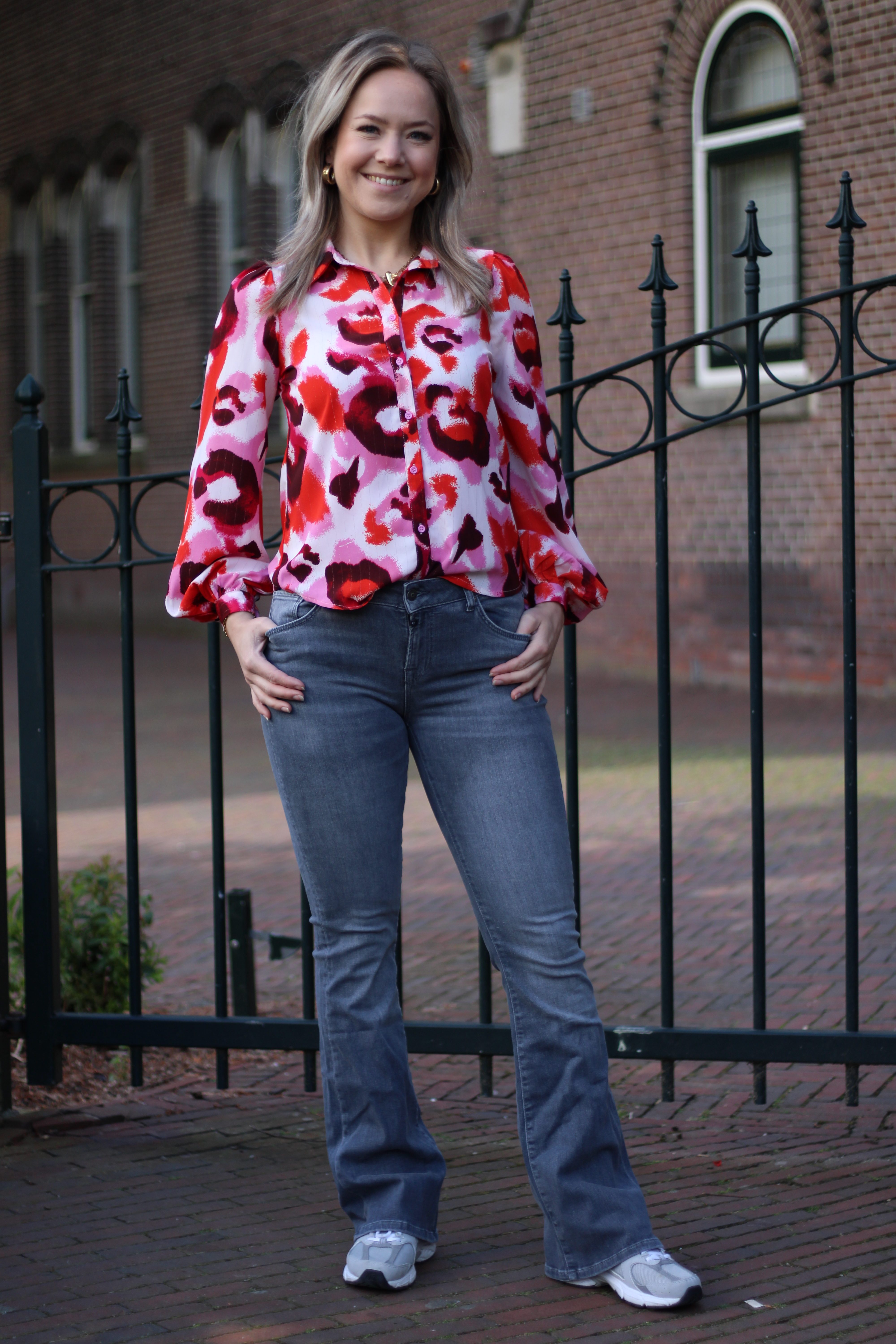COJ Denim - Laura Flare Jeans - Smoke Grey