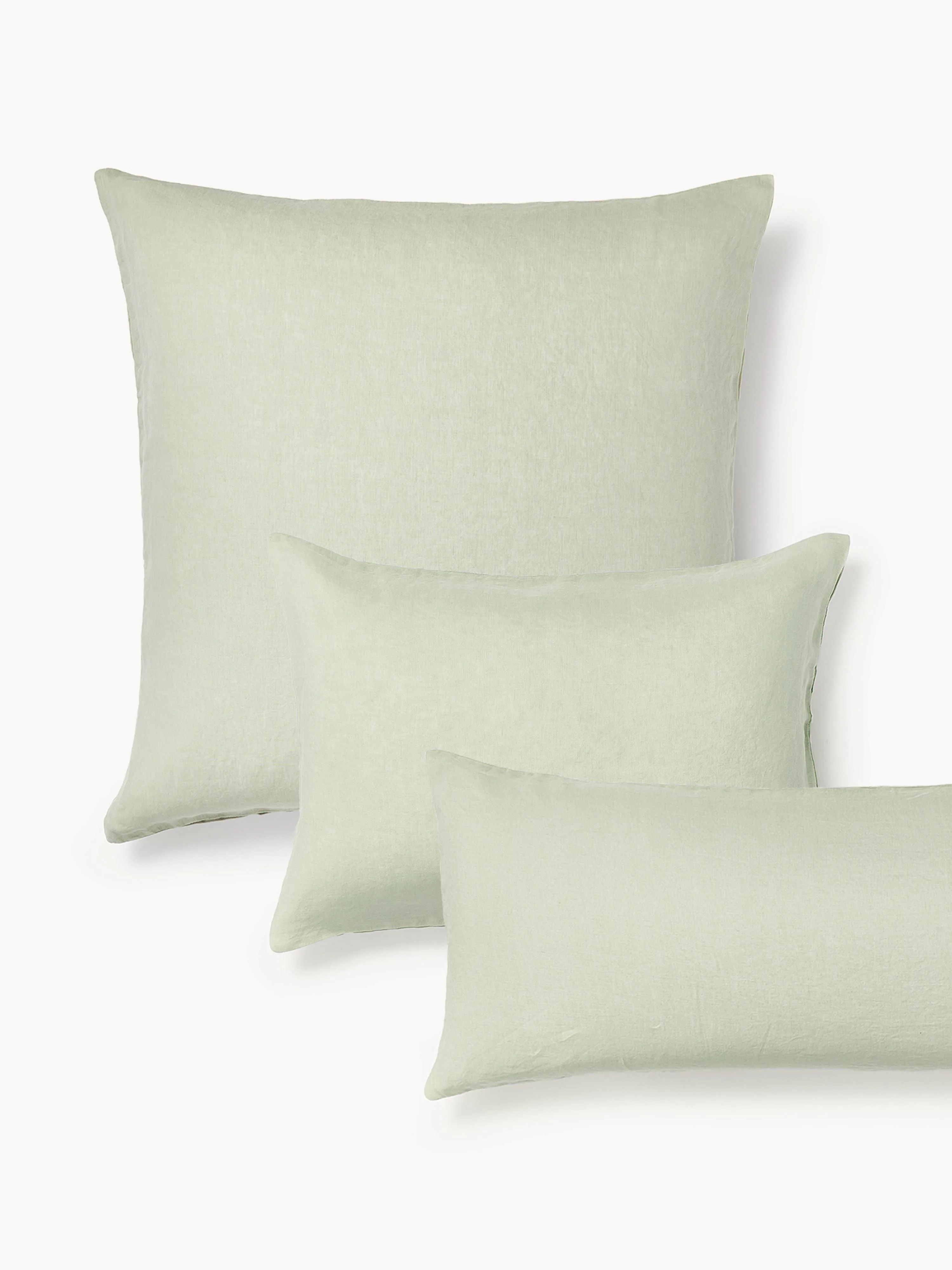 Gewassen linnen kussenhoes Airy