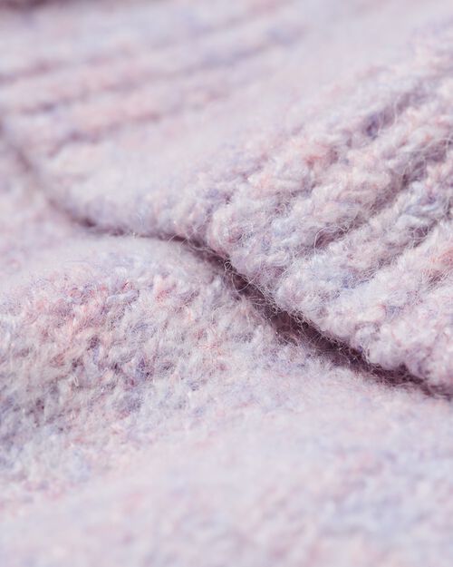 pull enfant en maille violet