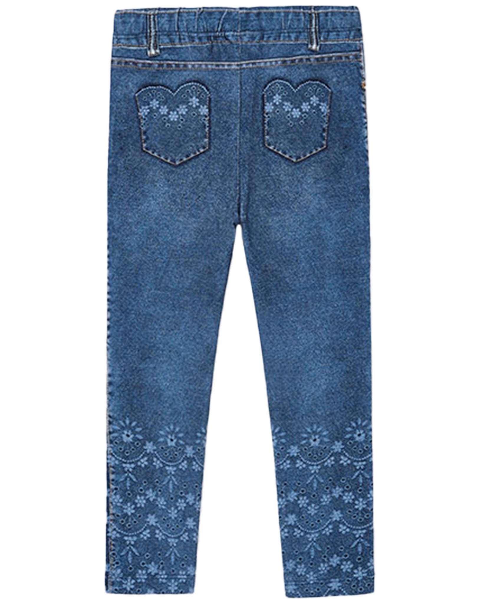 Jeans-Leggings BLUMENSTICK in dunkelblau