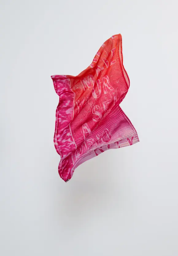 Modal Print Loop - pink sorbet
