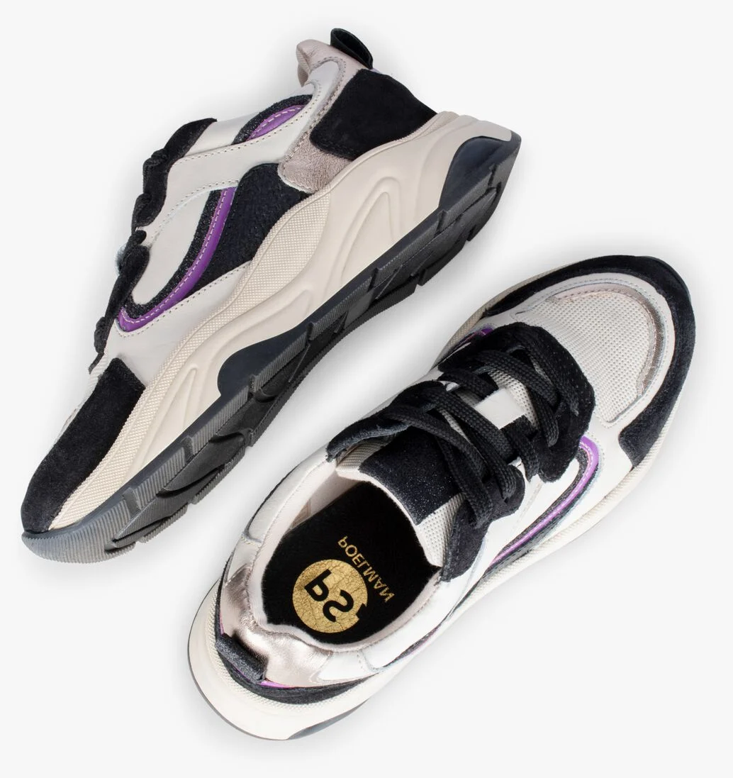 PS POELMAN zwarte ps poelman lage sneakers iva