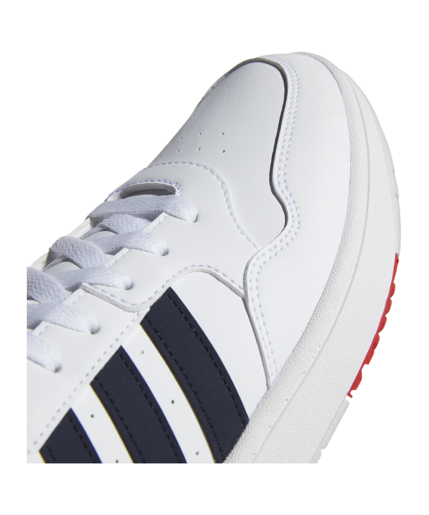 adidas Hoops 3.0 Mid Weiss Blau Rot