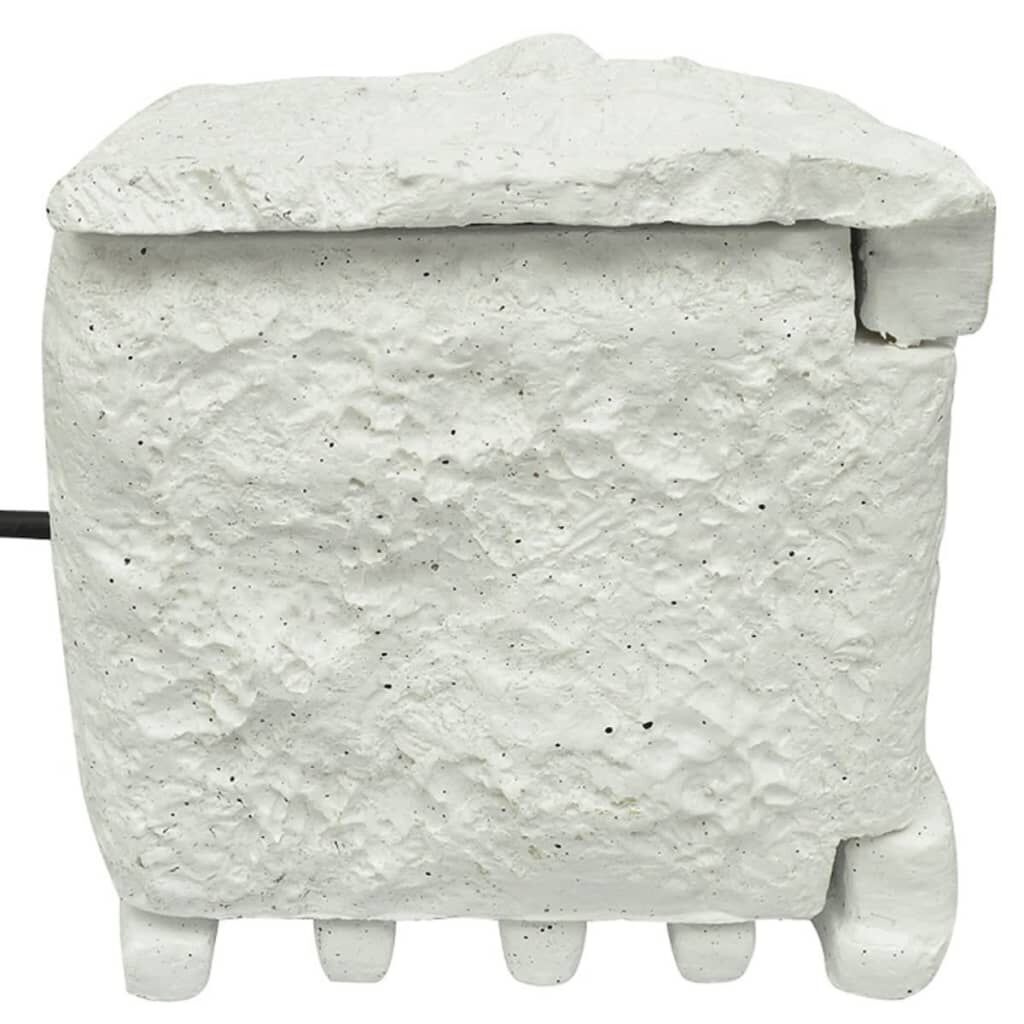 vidaXL 4-stopcontact tuinverlengsnoer, waterdicht, wit