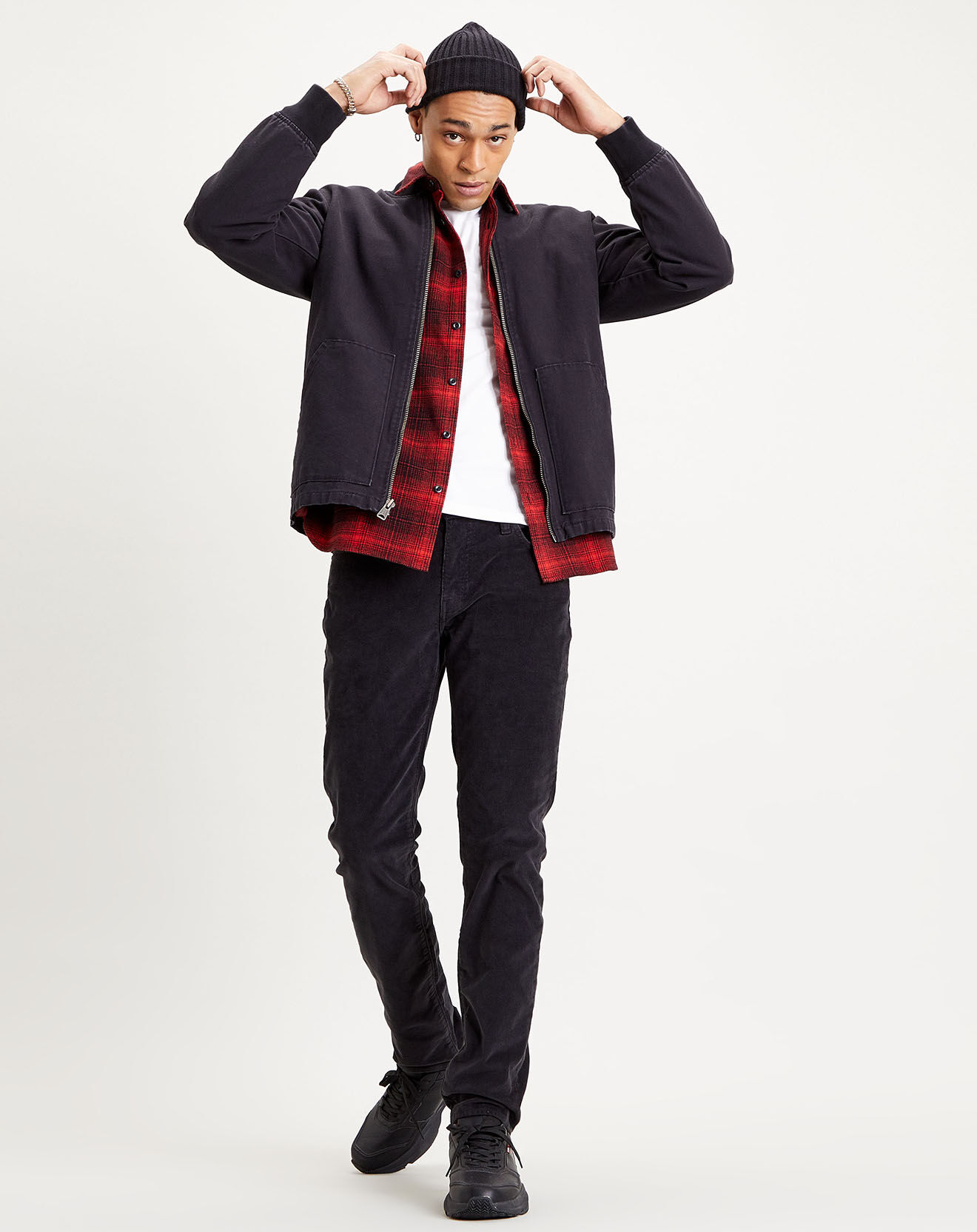 Levi's® Bombers Hunters Point en Toile de coton noire