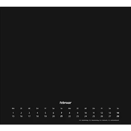 Heye Bastelkalender 2021 times&more schwarz