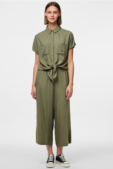 Pieces groene dames blouse