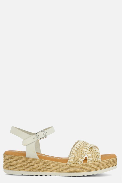 Oh My Sandals Sandalen wit Leer