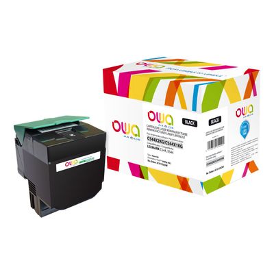 Cartouche laser compatible Lexmark C544 - noir - Owa K15155OW