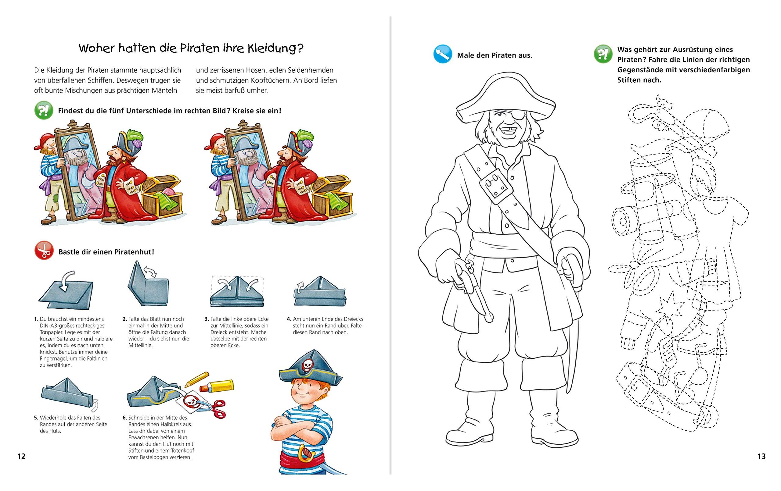 Kinder-Sachbuch WWW Aktiv-Heft PiratenWer waren die Piraten?