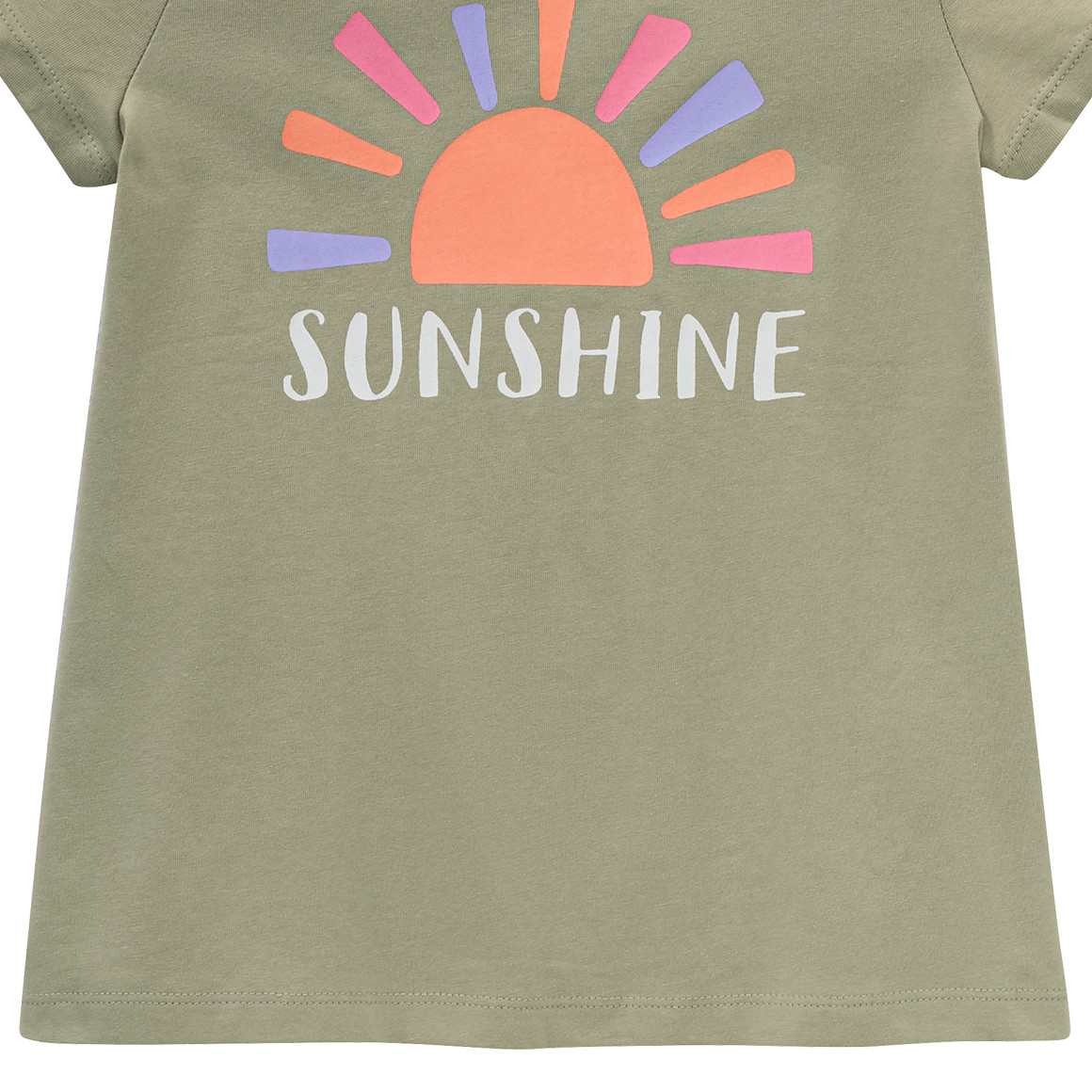 Jonas Nielsen Mädchen T-Shirt mit Print oliv
