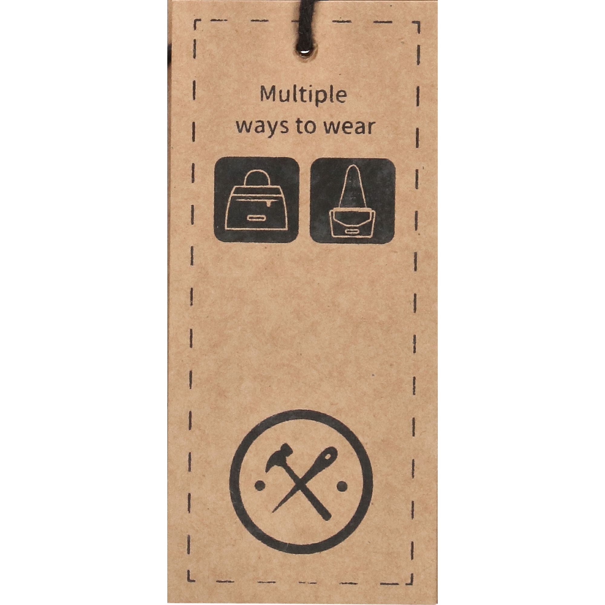 Hide & Stitches Idaho Telefoontasje Donkerbruin