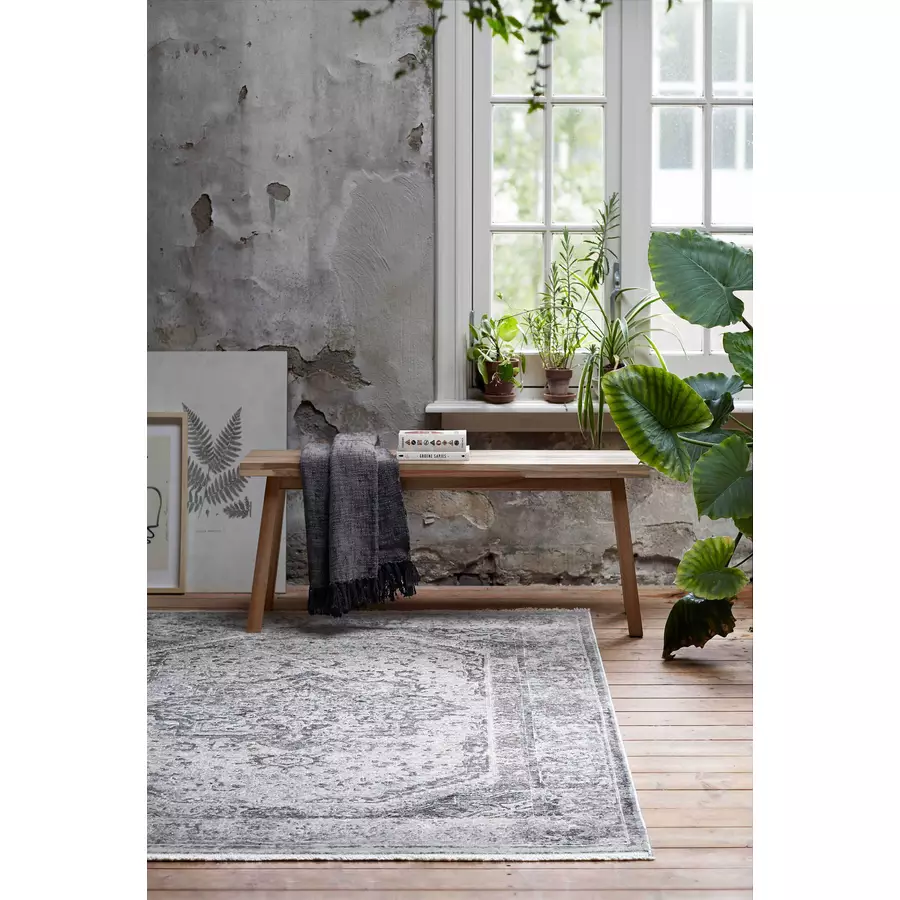 Wecon home Kurzflorteppich SoHo Touch silber