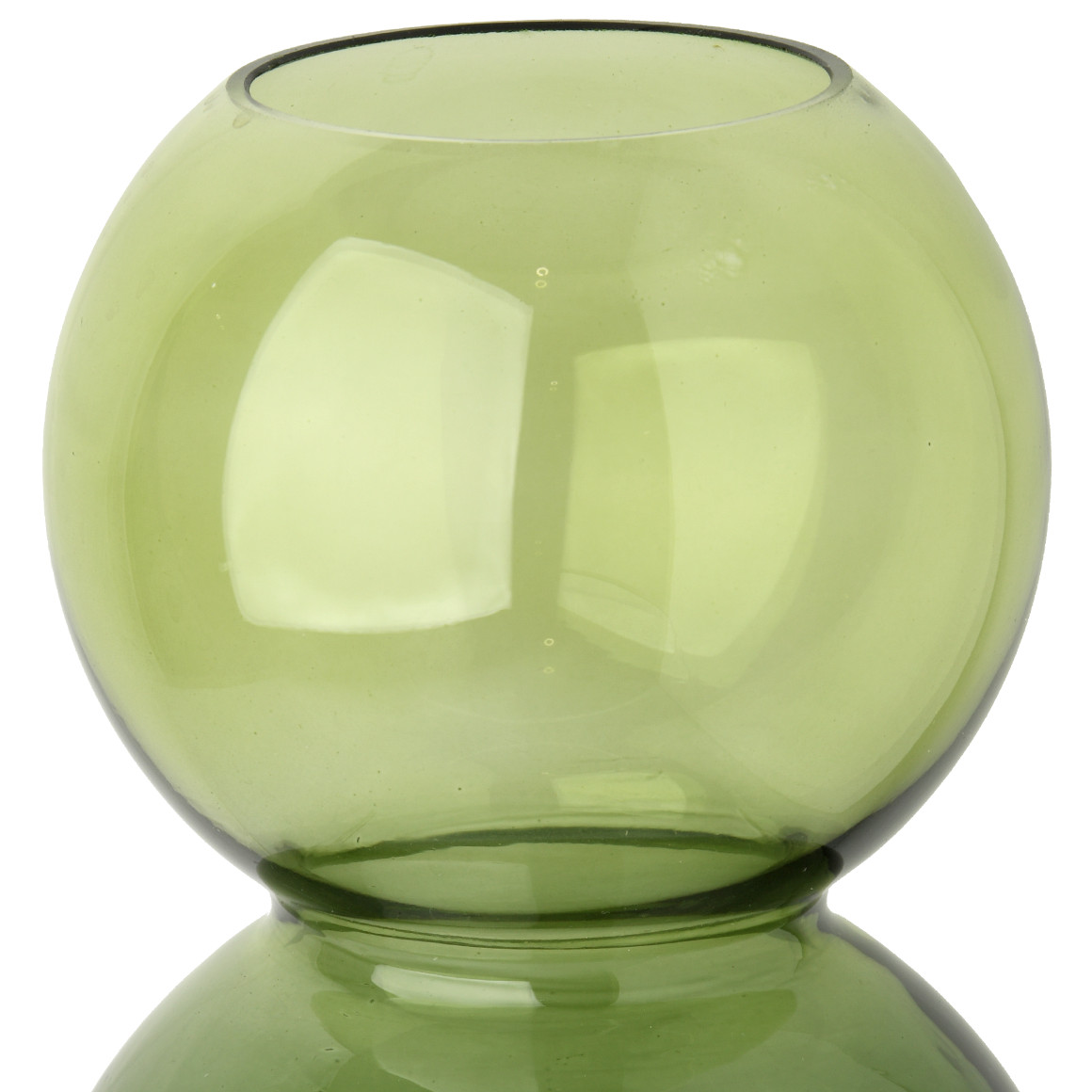 My Home Vase in welliger Form hellgrün